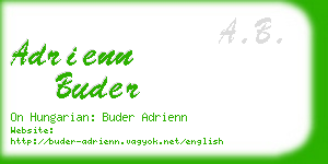 adrienn buder business card